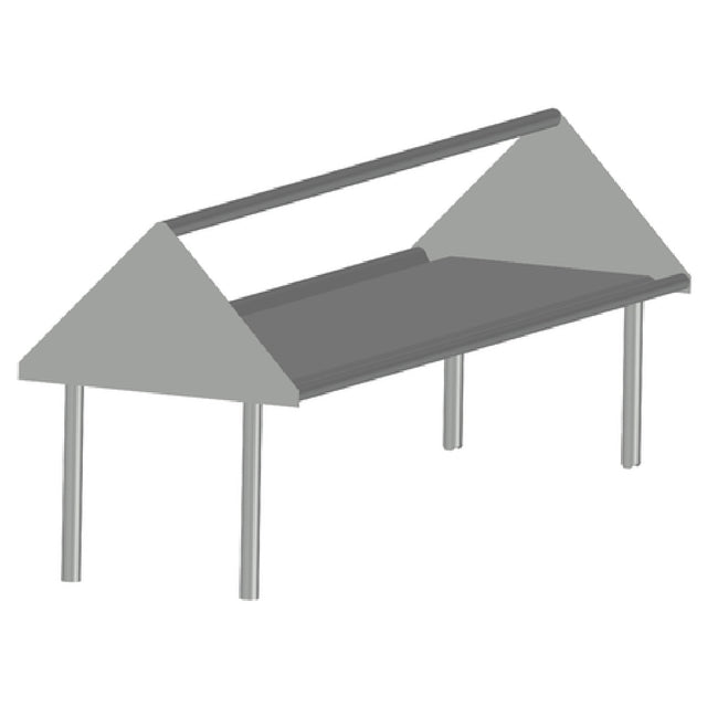 SPG DTO-15 - Universal Stainless Double Rack Shelf, Per Linear Foot