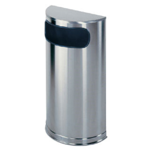 Rubbermaid FGSO8SSSPL European Series Indoor Receptacle 9 Gallon 9" L X 18" W X 32" H