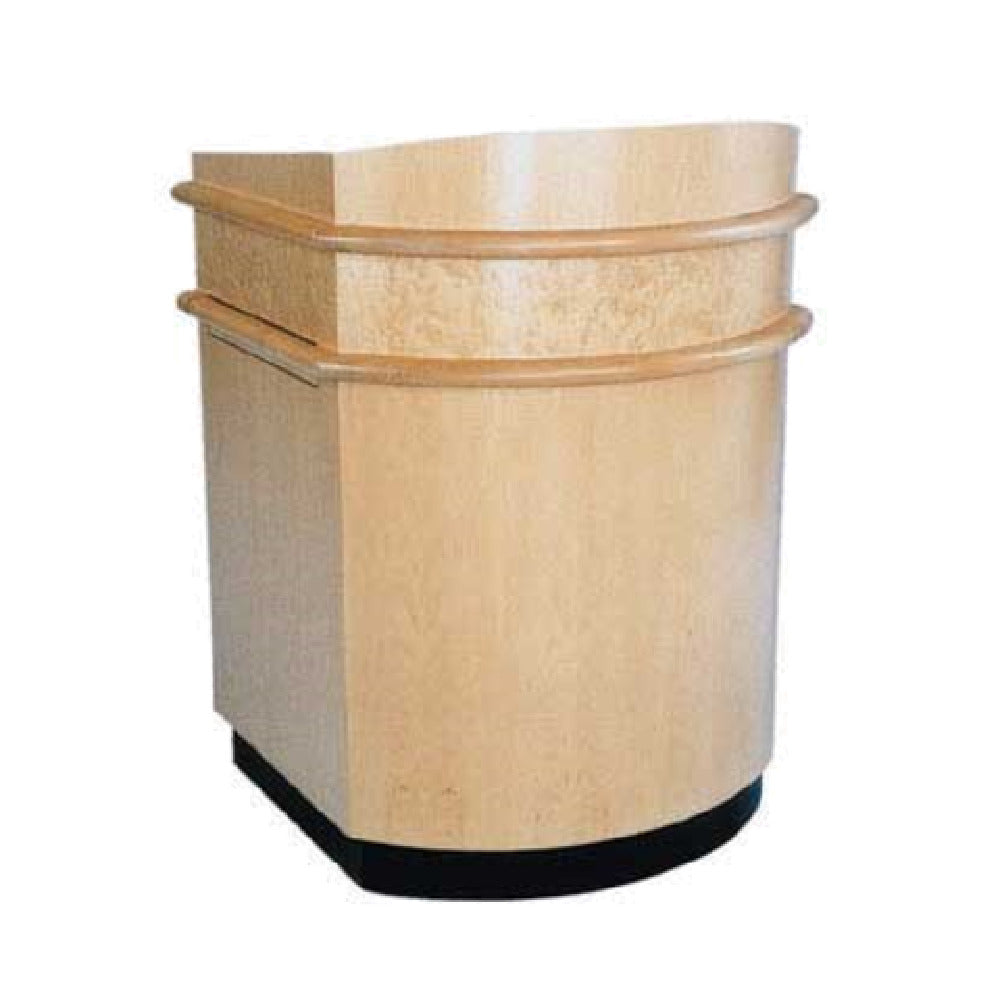 Forbes Industries 5929 Host Station 36"W X 25"D X 50"H Wood Veneer Cabinet