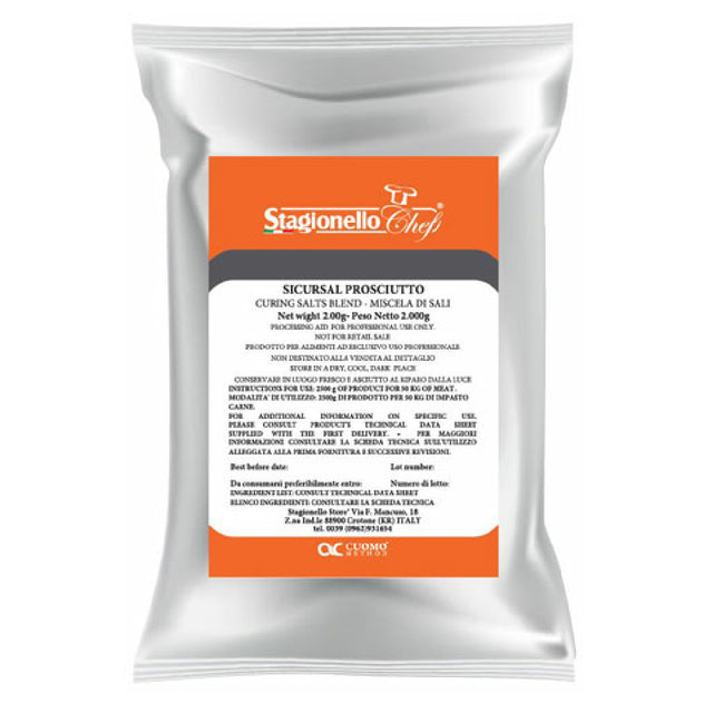 Omcan 47009 (47009) Curing Salts And Spice Blends For Cured Salami Long Fermentation 1.85 Kg / Bag