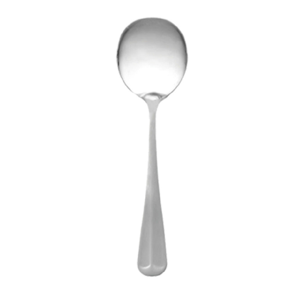 Thunder Group SLDK103 Bouillon Spoon 6.02" Simple Line-trimmed Handle