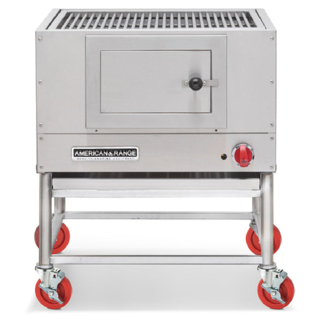 American Range AMSQ-30 Wood CharBroiler 30" Wide (1) Burner