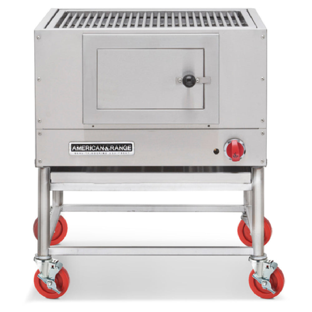 American Range AMSQ-48 Wood CharBroiler 48" Wide (1) Burner
