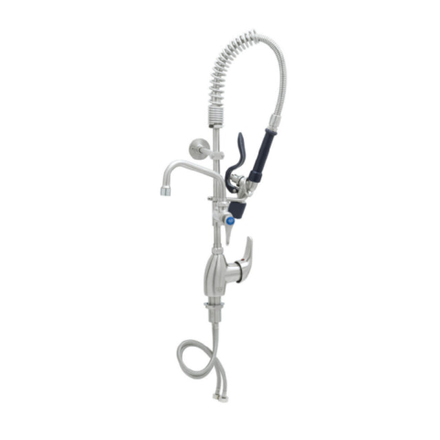 T&S Brass SMPM-2LSN-06 Mini Pre-Rinse Unit Single Hole Deck Mount Single Lever Faucet