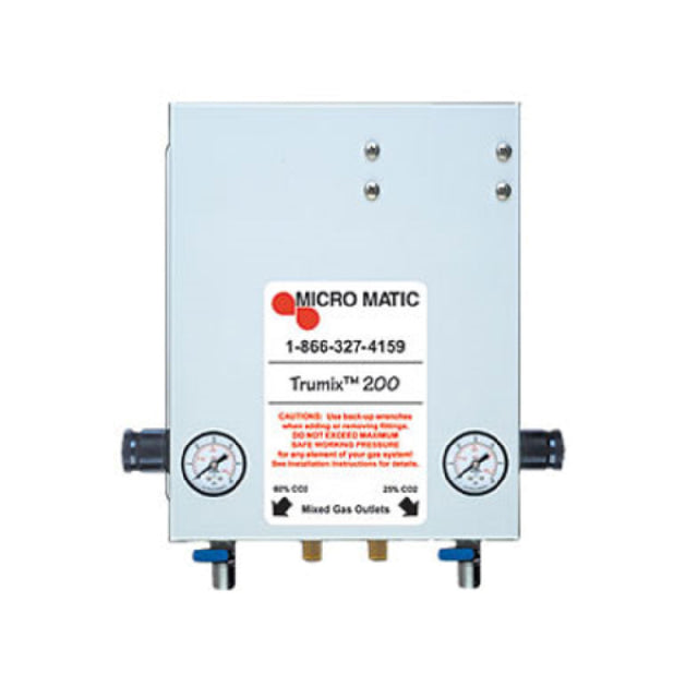 Micro Matic TM200-70-30 Tru-Mix Standard Flow Gas Blender For Up To 30 Kegs/hr (15 Kegs/hr Per Blend) Dispensed