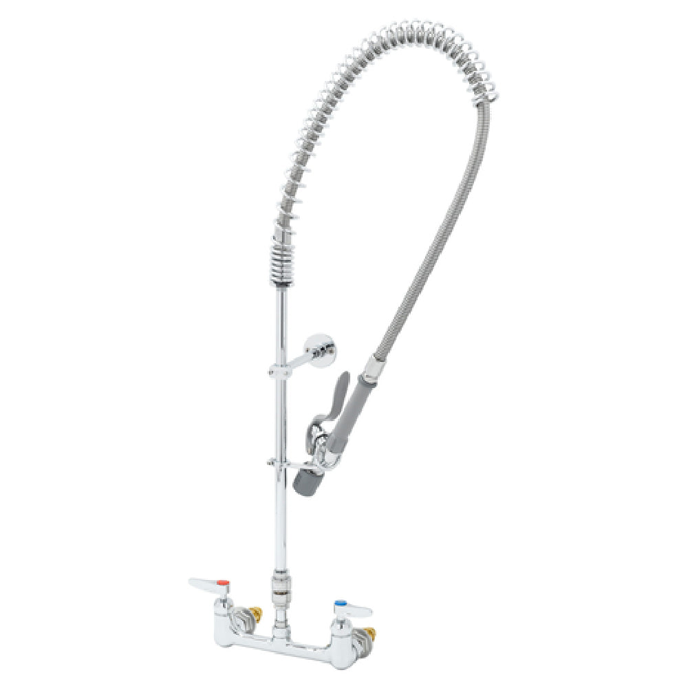 T&S Brass B-2278-01-CR EasyInstall Pre-Rinse Unit Wall Mount 8" Center
