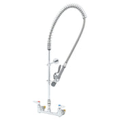T&S Brass B-2278-01-CR EasyInstall Pre-Rinse Unit Wall Mount 8" Center