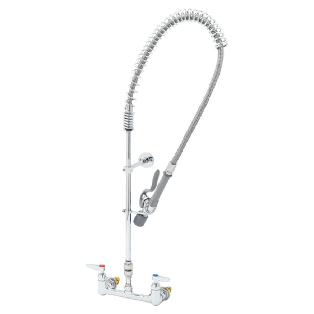 T&S Brass B-2278-01-CR EasyInstall Pre-Rinse Unit Wall Mount 8" Center