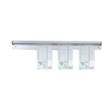 TableCraft Products 5536 - Cash & Carry Order Rack, 36" X 1" X 2-1/4", Glass Marble Slide Design