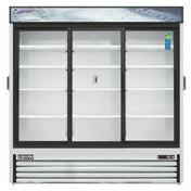 Everest Refrigeration EMGR69C Reach-In Glass Door Chromatography Refrigerator Three-section