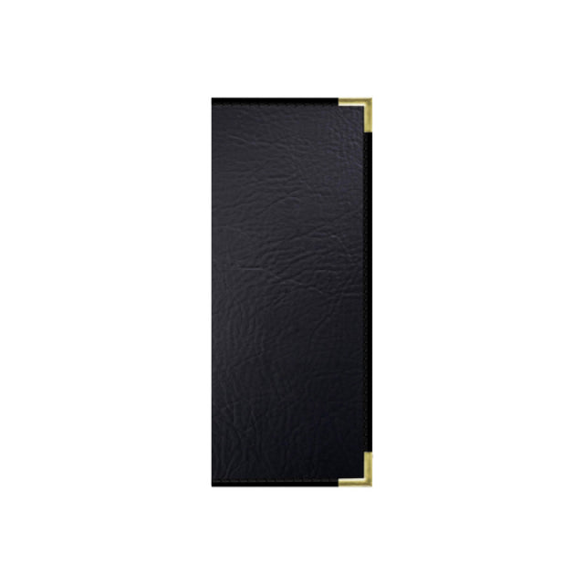 Risch SEV-8V 4.25X11 Seville Hardback Antibacterial/antimicrobial Faux-leather Menu Cover (specify Color)