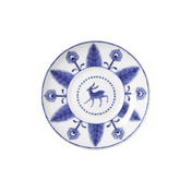Steelite 82124AND0152V2 Espresso Saucer Coupe 4.75" X 0.75" Sultans Garden Blue