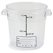 Carlisle 1076107 Carlisle StorPlus™ Food Storage Container 1 Qt. Round