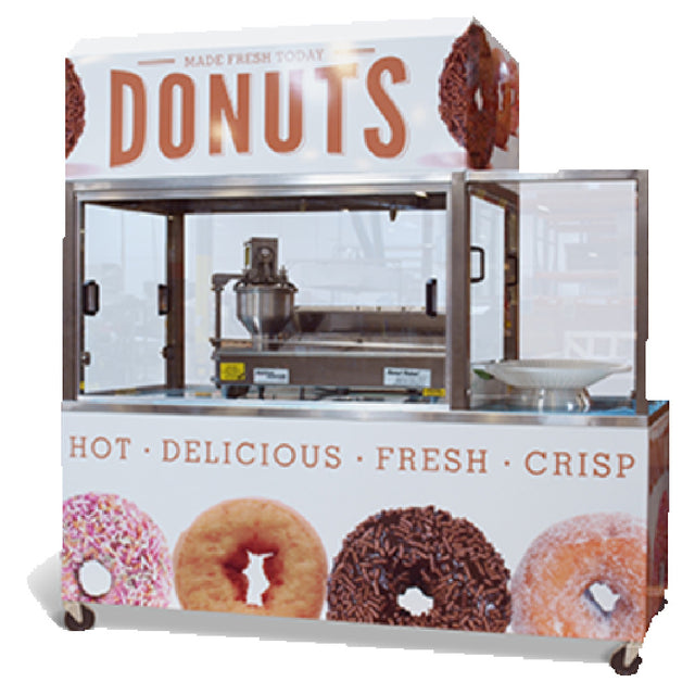 Belshaw INSIDER-MARK-II Insider Clean-Air Cabinet & Frying System With Donut Robot® Mark II Fryer & Roto-Cooler