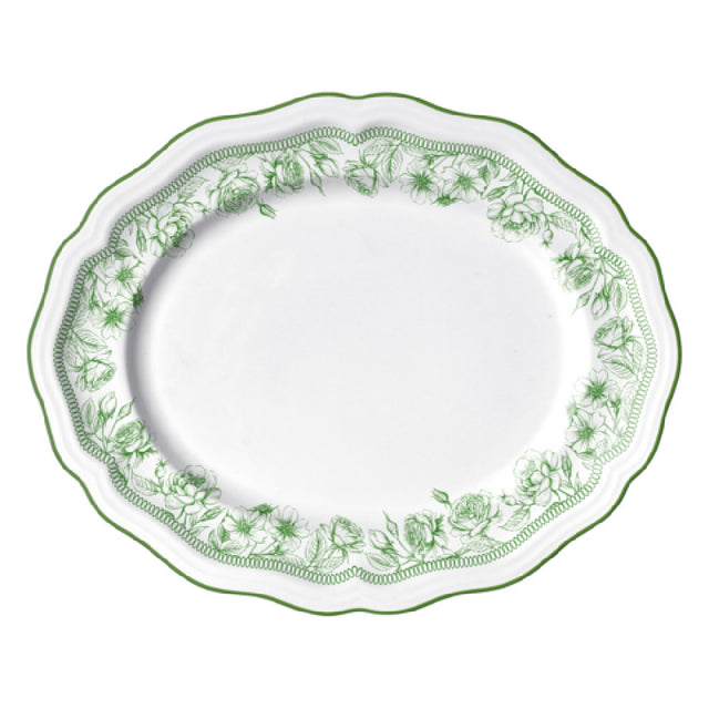 Steelite 62529FP817 Oval Platter 13.0" X 10.5" X 1.0" Adelina