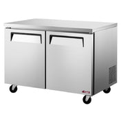 Turbo Air EUF-48-N-V E-line Undercounter Freezer Two Section 48-1/4"W X 30"D X 30"H