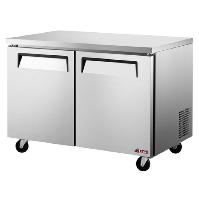 Turbo Air EUF-48-N-V E-line Undercounter Freezer Two Section 48-1/4"W X 30"D X 30"H