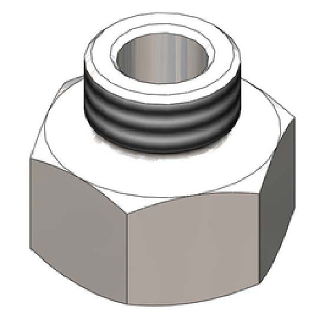 T&S Brass 058A Adapter 1-1/16" Long 1-1/8" Hex