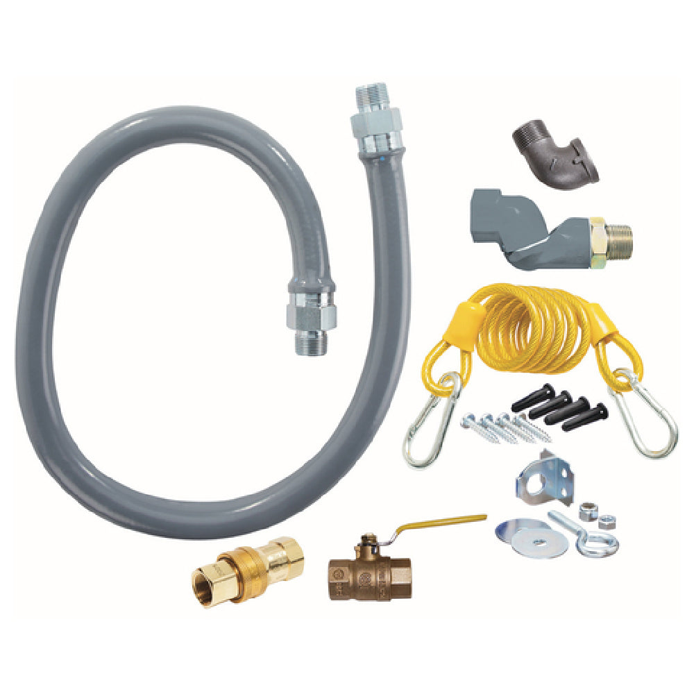 Dormont CANRG75S48 Dormont ReliaGuard® Foodservice Gas Connector Kit 3/4" Inside Dia.