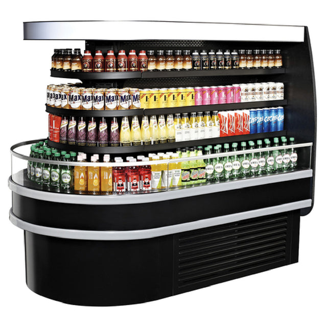 Turbo Air TIOM-36RSB-N Island Display Self-Serve Refrigerated Merchandiser 20 Cu. Ft. Capacity