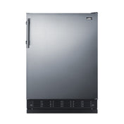 Summit FF708BLSSRS All-Refrigerator 24" Wide 5.1 Cu.ft