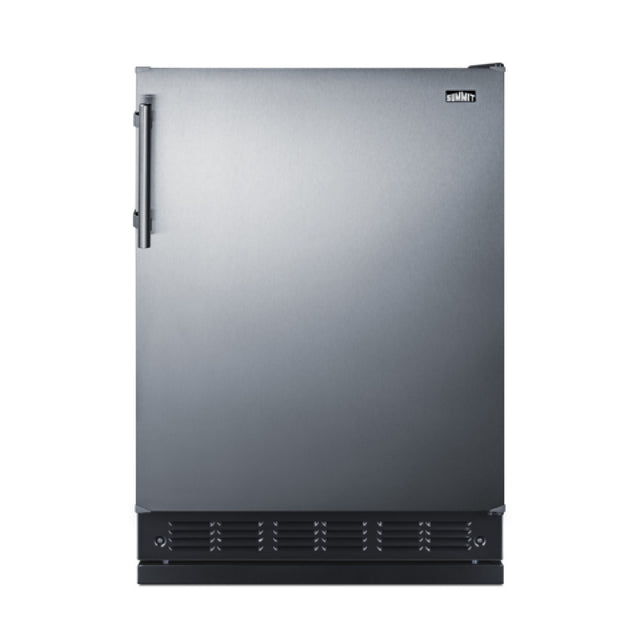 Summit FF708BLSSRS All-Refrigerator 24" Wide 5.1 Cu.ft