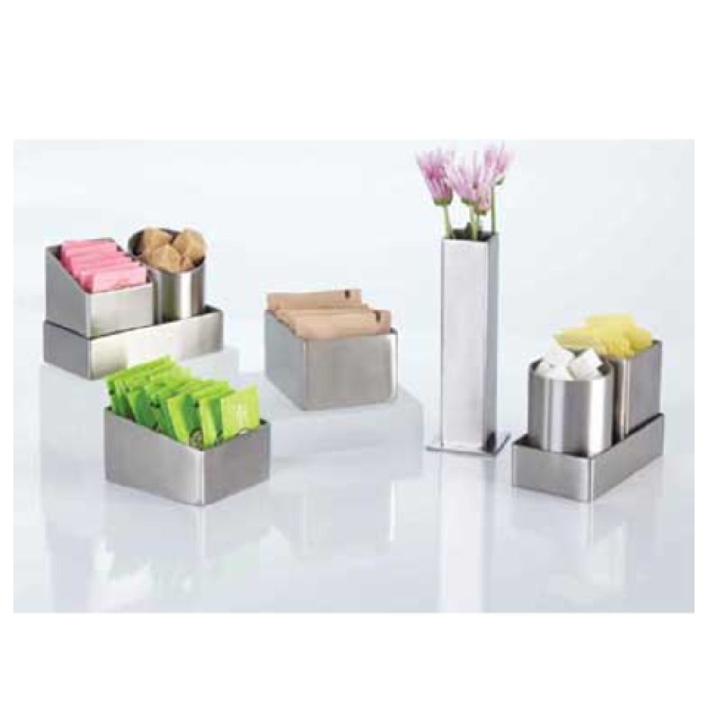 American Metalcraft RSSPH2 Sugar Packet/Cube Holder 2" Dia. X 2-3/4"H Angled