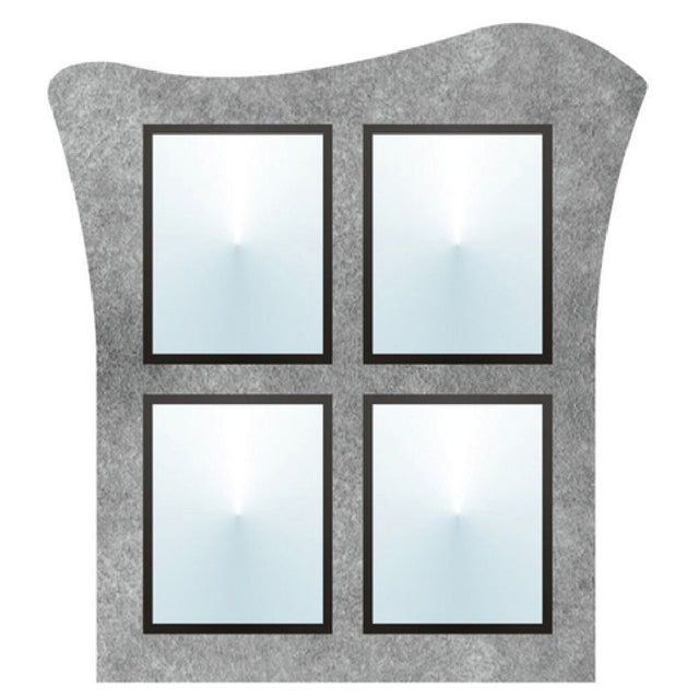 Hubert 69258 - Menu Board, 4-pocket, Wall-mount