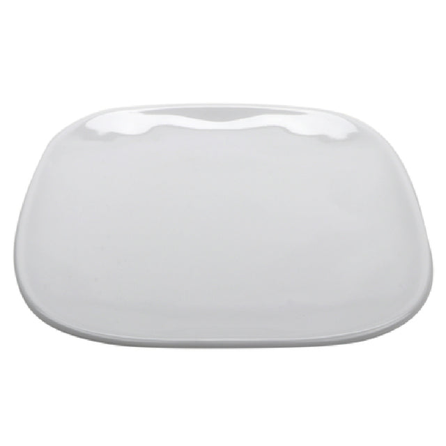 GET Enterprises SCS-9-AM-W Arctic Mill™ Dinner Plate 9-1/2"L X 9-1/2"W Square