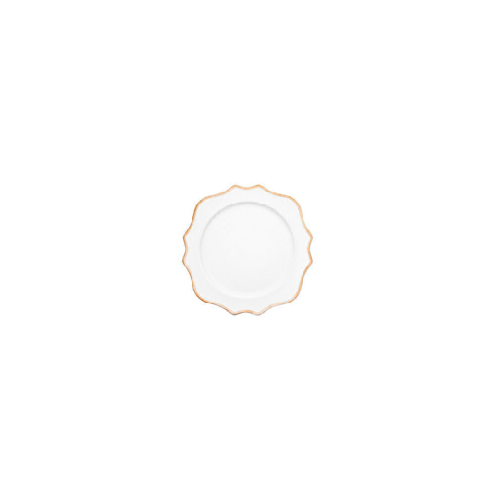 Fortessa RRP.TRIESTEG.03 China Trieste Gold Bread & Butter Plate 6" (15.5cm) Dishwasher Safe