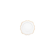 Fortessa RRP.TRIESTEG.03 China Trieste Gold Bread & Butter Plate 6" (15.5cm) Dishwasher Safe