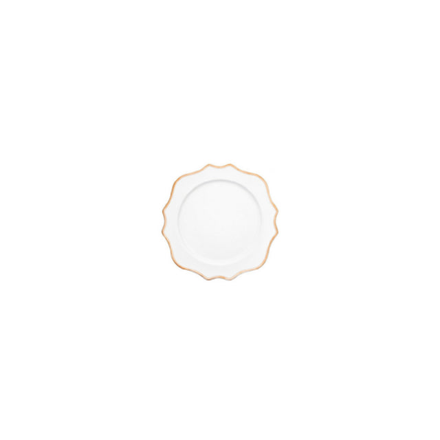 Fortessa RRP.TRIESTEG.03 China Trieste Gold Bread & Butter Plate 6" (15.5cm) Dishwasher Safe
