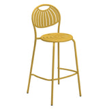 Emuamericas, Llc E442-62 - Coupole Stacking Barstool, Outdoor/indoor, Steel With Design Pattern Back And Seat