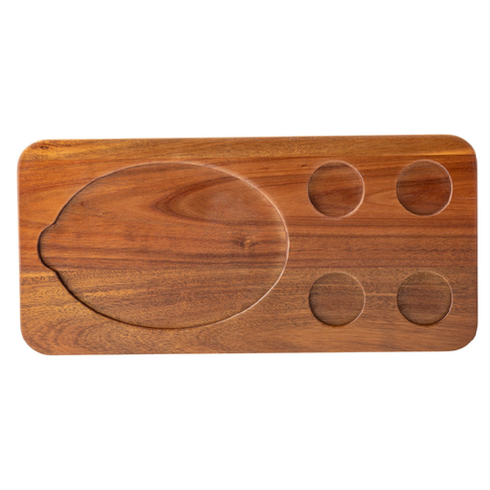 TableCraft Products 10709 - Acacia Fajita Serving Board, 18-1/2" X 8-3/4" X 3/4"