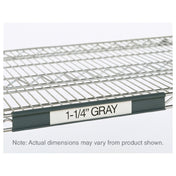 Metro 9990P3 Quick Ship Super Erecta® Label Holder 31" X 1-1/4" Gray