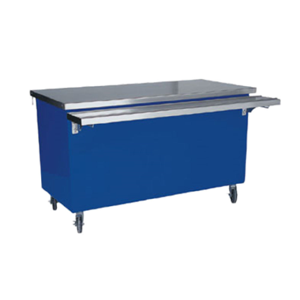 Delfield KC-96 Shelleyglas® Solid Top Serving Counter 96" Long 14 Gauge Stainless Steel Counter Top