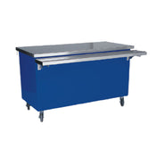 Delfield KC-96-NU Shelleyglas® Solid Top Serving Counter 96" Long 14 Gauge Stainless Steel Counter Top