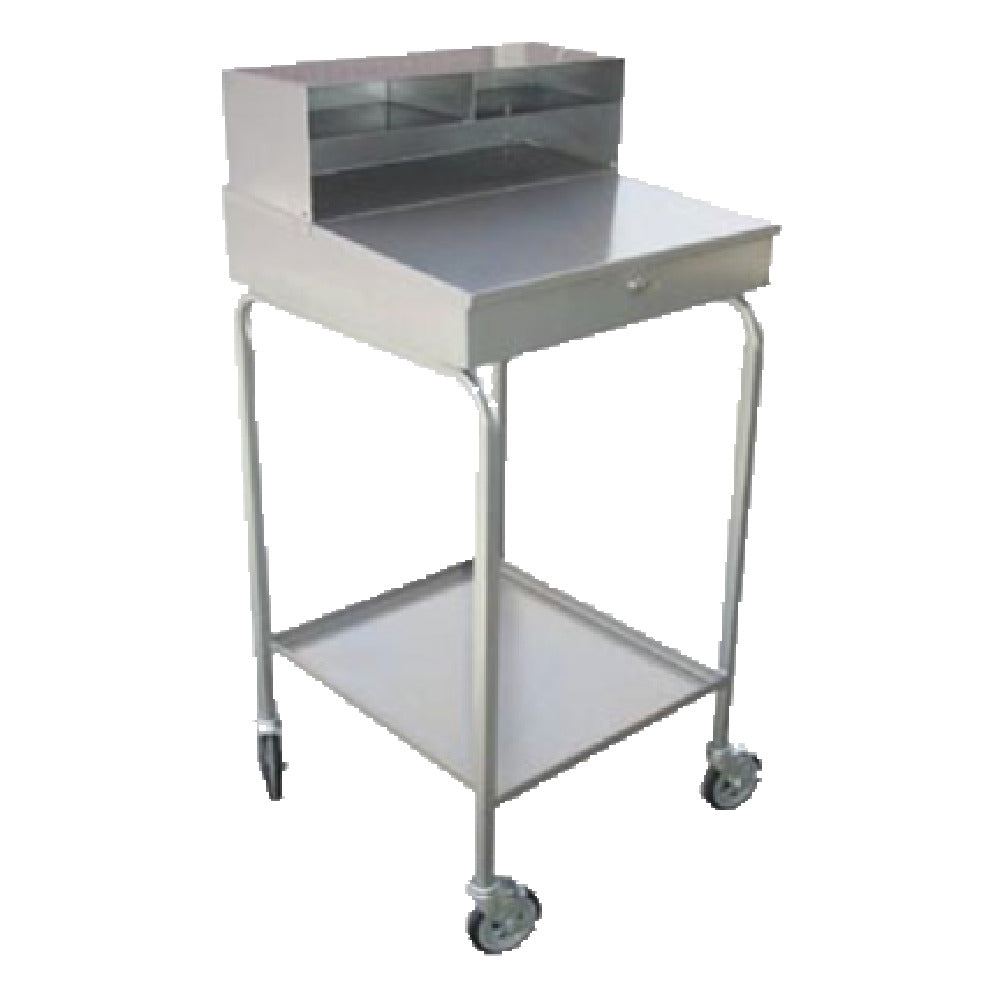 SPG 4G0183 - Kelmax Receiving Desk, Mobile Design, Sloped Top Writing Surface