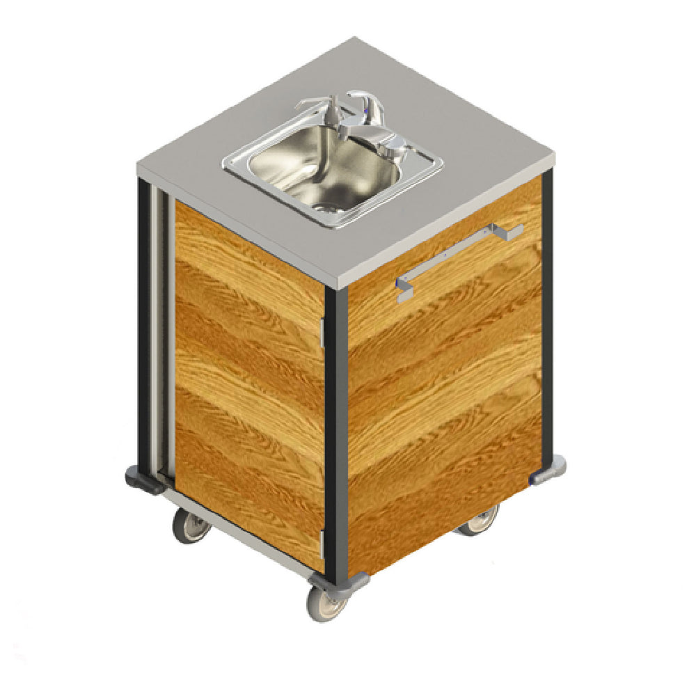 Spring USA HWS11367 Mobile Hand Washing Station 27-1/2"W X 29-4/5"D X 40-5/16"H To Top Of Sink