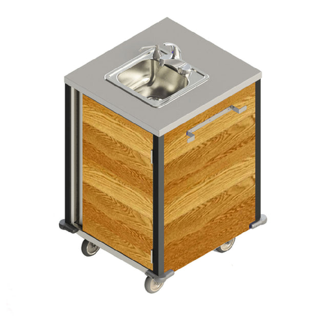 Spring USA HWS11367 Mobile Hand Washing Station 27-1/2"W X 29-4/5"D X 40-5/16"H To Top Of Sink