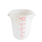 Thunder Group PLRFT322PP Food Storage Container 22 Quart Round