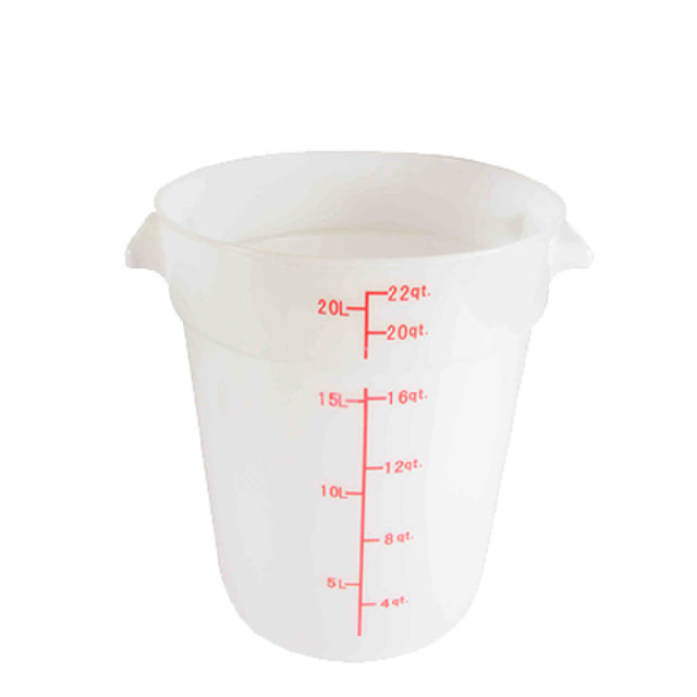 Thunder Group PLRFT322PP Food Storage Container 22 Quart Round