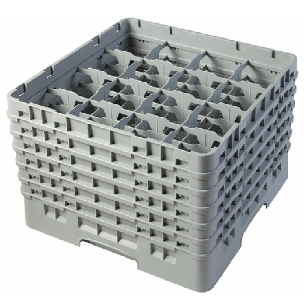 Cambro 16S1114151 Camrack® Glass Rack With (6) Soft Gray Extenders Full Size