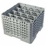 Cambro 16S1114151 Camrack® Glass Rack With (6) Soft Gray Extenders Full Size