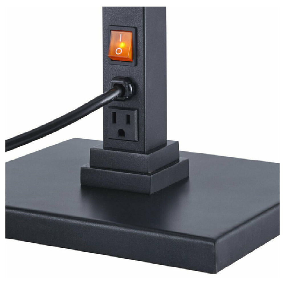 Spring USA 2791-6EB - Single Heat Lamp, 10-3/5"W X 17"D X 24-9/10"H Overall, Adjustable Neck