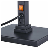 Spring USA 2791-6EB - Single Heat Lamp, 10-3/5"W X 17"D X 24-9/10"H Overall, Adjustable Neck