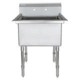 Empura EHD12424 - Sink, 29.5"W X 29.5"D X 44.25"H, (1) Compartment Heavy-duty