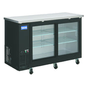 Hubert 219893 - Kratos Back Bar Refrigerator, 17.3 Cu. Ft., 60-3/4"W X 24-2/5"D X 36-1/4"H