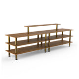 Steelite MGCMLB19BBXF - Double Display Buffet Station, 142.0" X 29.5" X 47.0", Modular