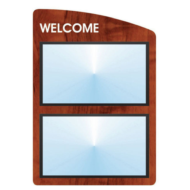 Hubert 86928 - Menu Board, 2-pocket, Wall-mount